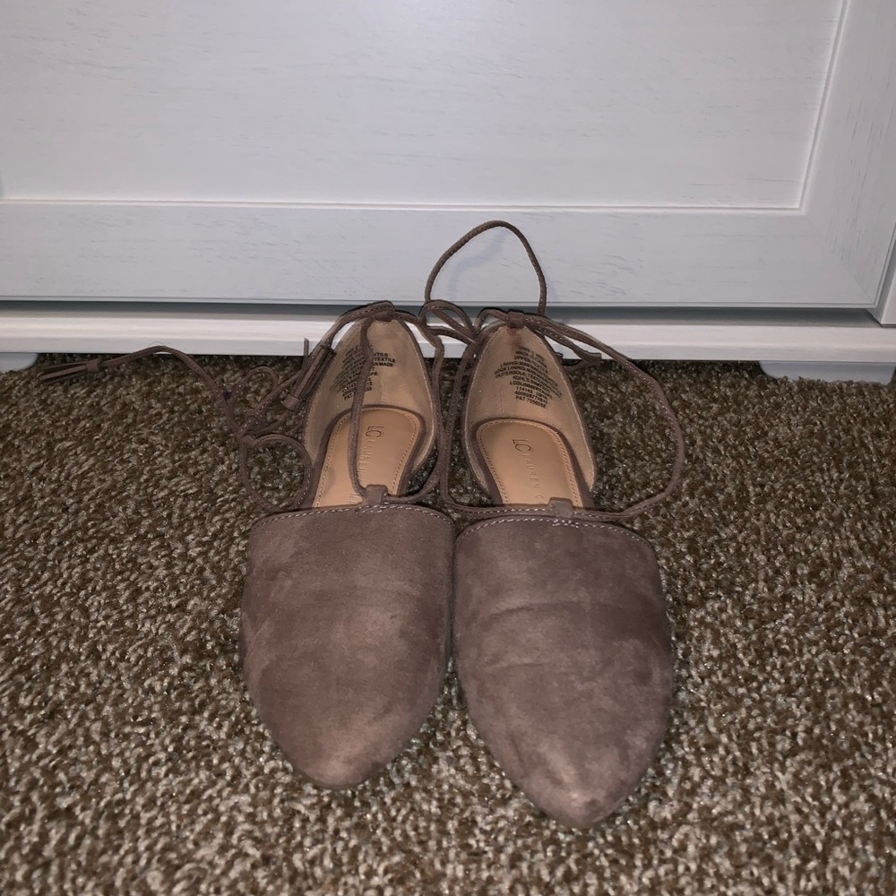 Taupe Lauren Conrad Flats